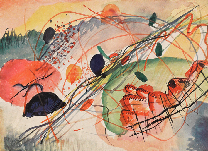  瓦西里·康丁斯基 wassily kandinsky ——水彩画